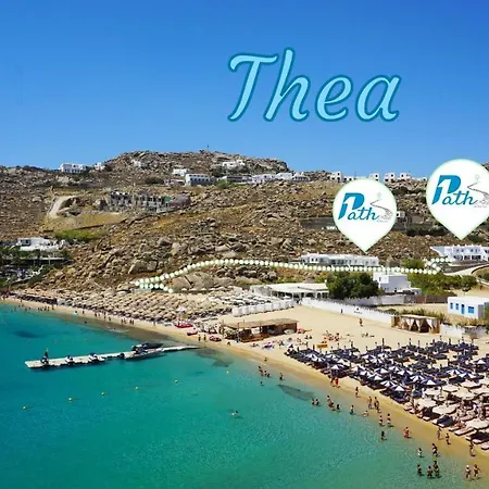 1Path Thea Mykonos Super Paradise Beach House Mykonos Town Εξωτερικό φωτογραφία